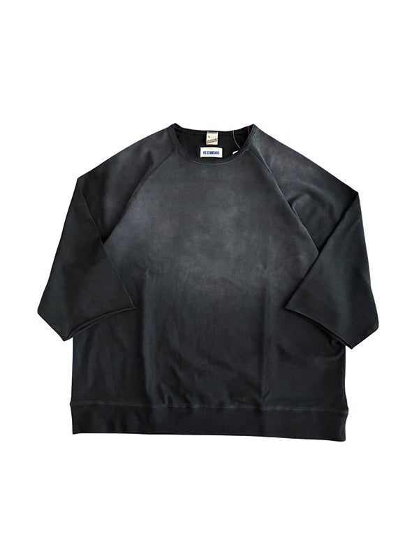 AS STANDARD X SCREEN STARS アズスタンダードxスクリーンスターズ　CUTOFF SWEAT TEE - BLACK -