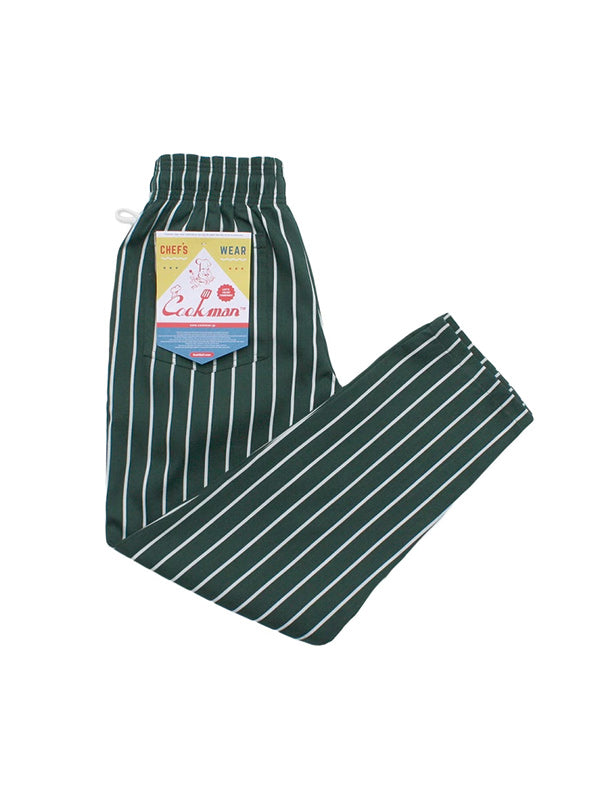 Cookman クックマン シェフパンツ Chef Pants Stripe - DARK GREEN -