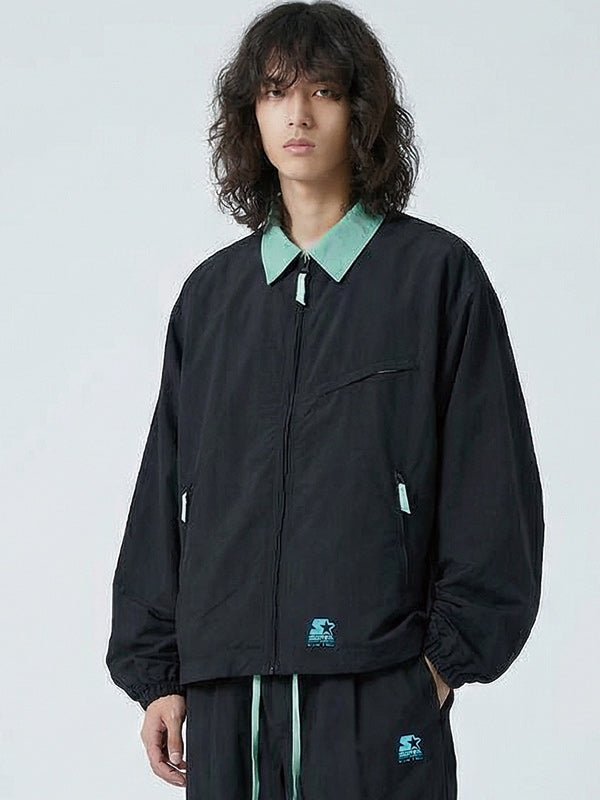 rehacer レアセル × STARTER Track Zip Blouson - BLACK -