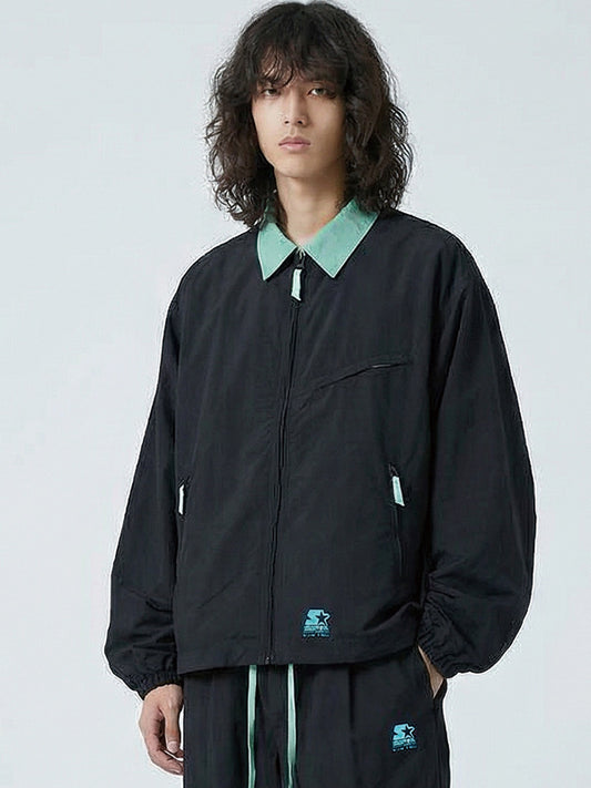 rehacer レアセル × STARTER Track Zip Blouson - BLACK -