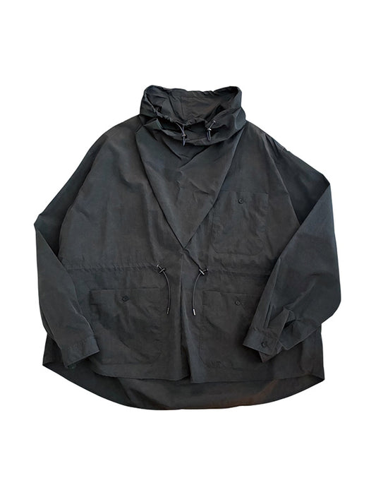 THE JEAN PIERRE ジャン・ピエール Off Turtle Tech Shirt - INK BLACK -
