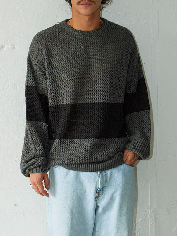 [MORE SUMMER SALE] AS STANDARD MESH CREW KNIT