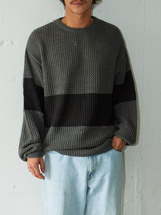 [MORE SUMMER SALE] AS STANDARD MESH CREW KNIT