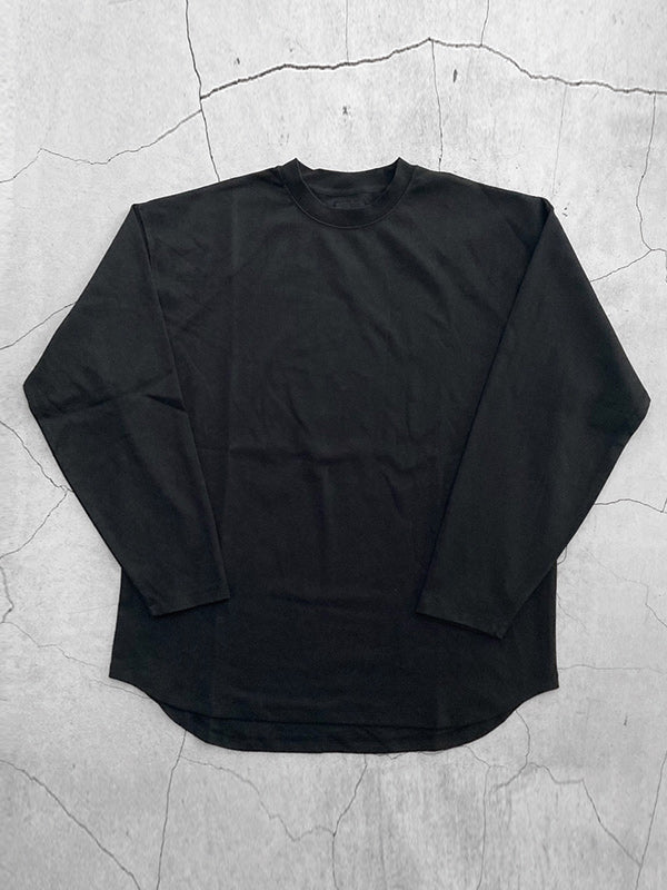 FORTUNA homme フォルトゥナオム SoftClearSmooth Dress L/S Tee - BLACK -