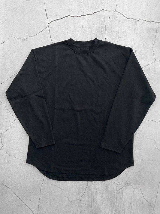 FORTUNA homme フォルトゥナオム SoftClearSmooth Dress L/S Tee - BLACK -