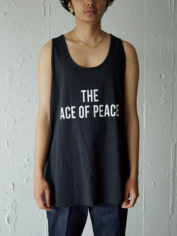 AS STANDARD ACE OF PEACE TANK TOP - BLACK -