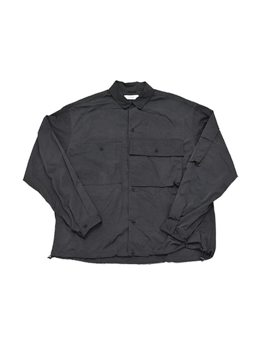 THE JEAN PIERRE ジャン・ピエール Beta Shirt NYLON - INK BLACK -