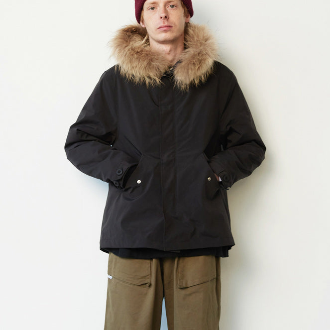 rehacer レアセル Liner Shorty Mods Coat - BLACK -