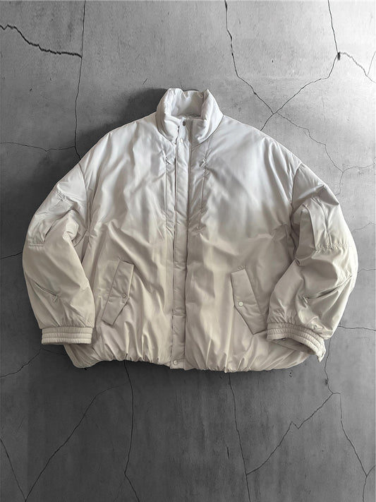 THE JEAN PIERRE ジャン・ピエール Signature Drop Puffer Blouson - WHITE -