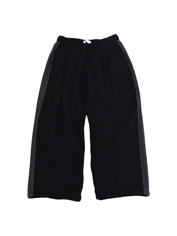 THE JEAN PIERRE ジャン・ピエール 3 Tuck Sweat Trouser -  BLACK -