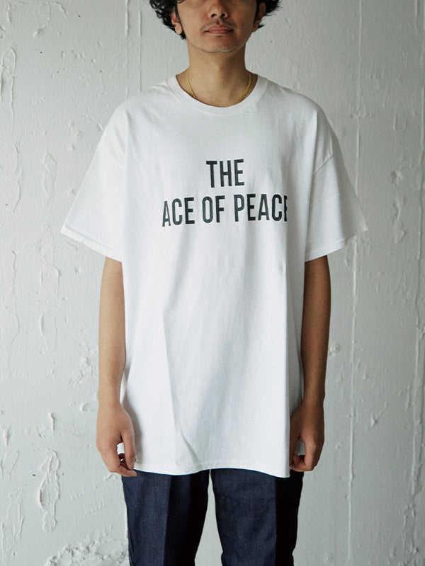 AS STANDARD ACE OF PEACE TEE - WHITE -