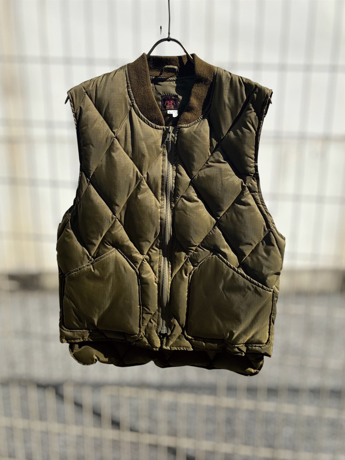 USED COLLECTION ユーズドコレクション 2000s HOGGS down vest - BROWN -