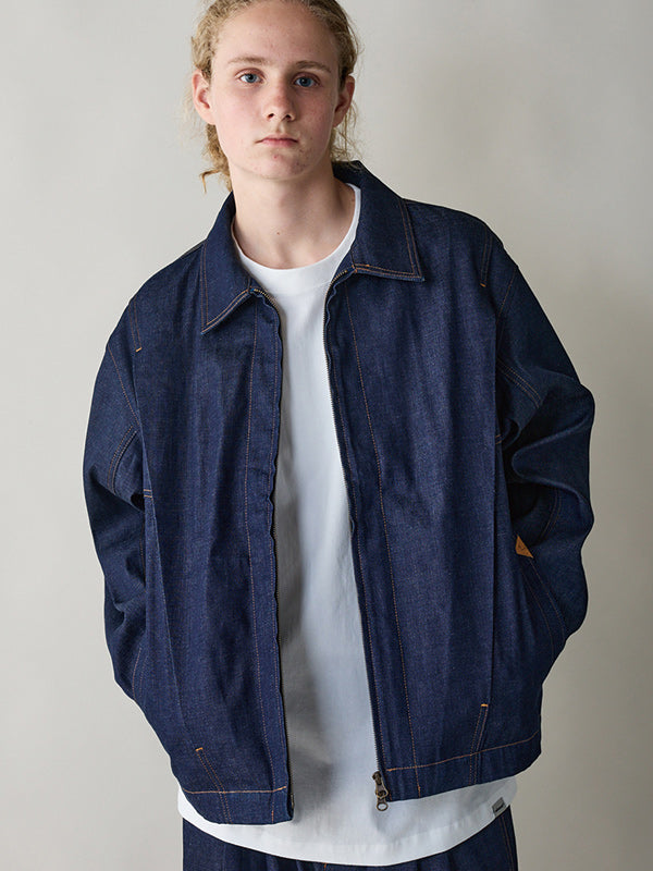 rehacer レアセル Tuck Volume Denim Jacket