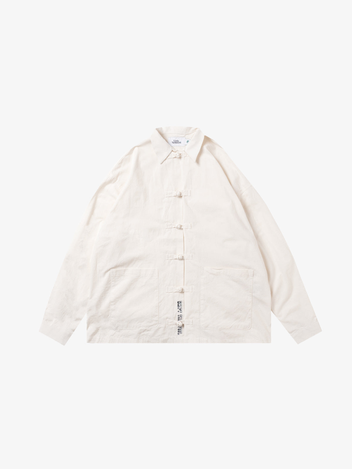 Little Yarmouth リトルヤーマウス Kung fu Shirt - WHITE -