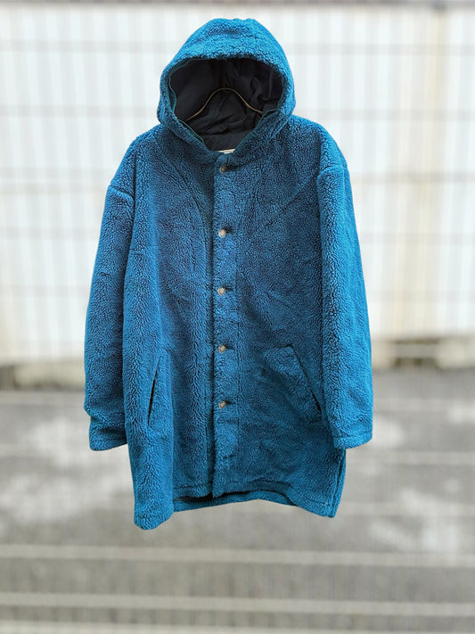 USED COLLECTION ユーズドコレクション vintage LL BEAN fleece food JK - GREEN -