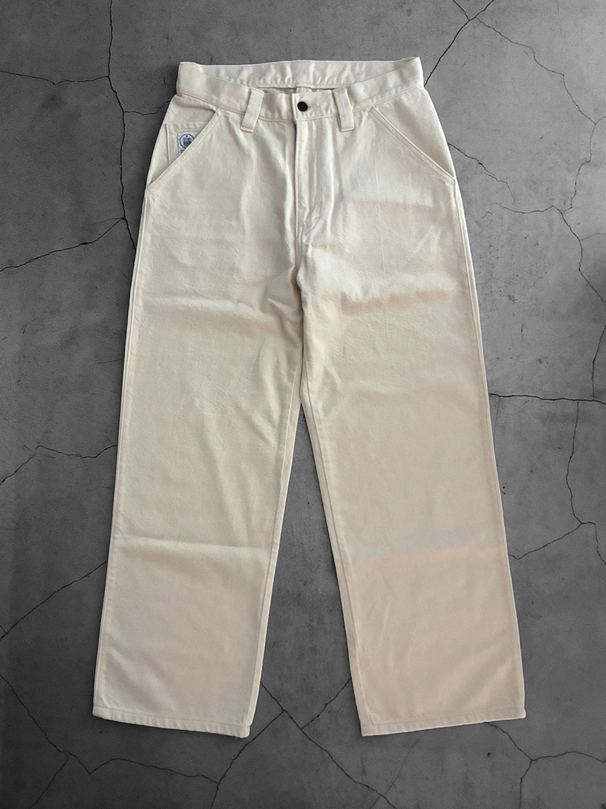 AS STANDARD x KOJIMA SHINSENGUMI 児島新鮮組 PARALLAX 5P JEANS - OFF WHITE -
