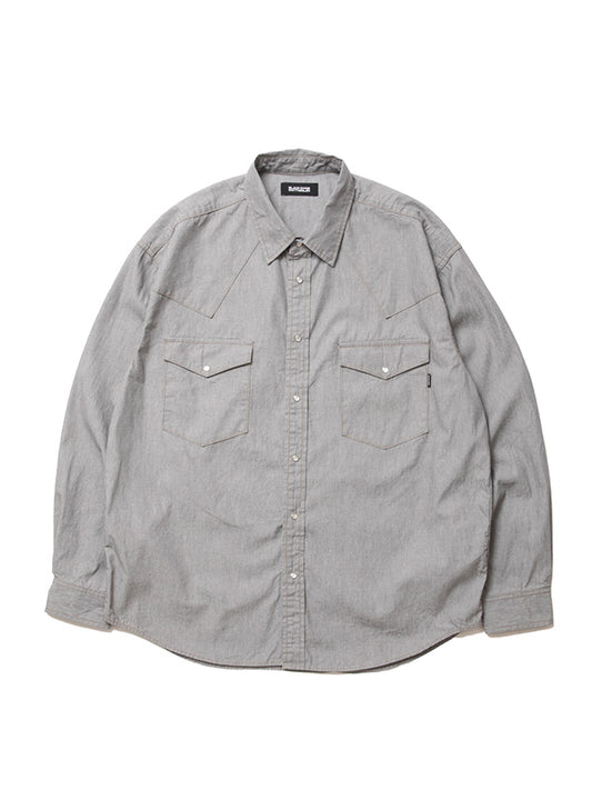 ROTTWEILER ロットワイラー R9 GRAY DENIM SHIRT