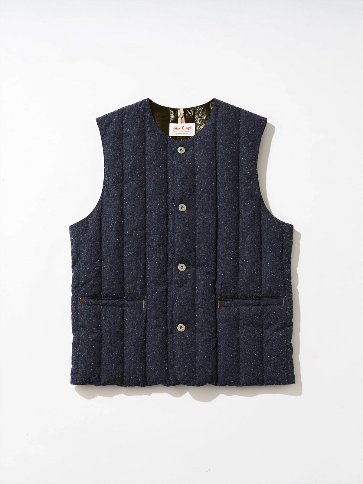 tool craft ツールクラフト DOWN MIDDLER GILET - DENIM -