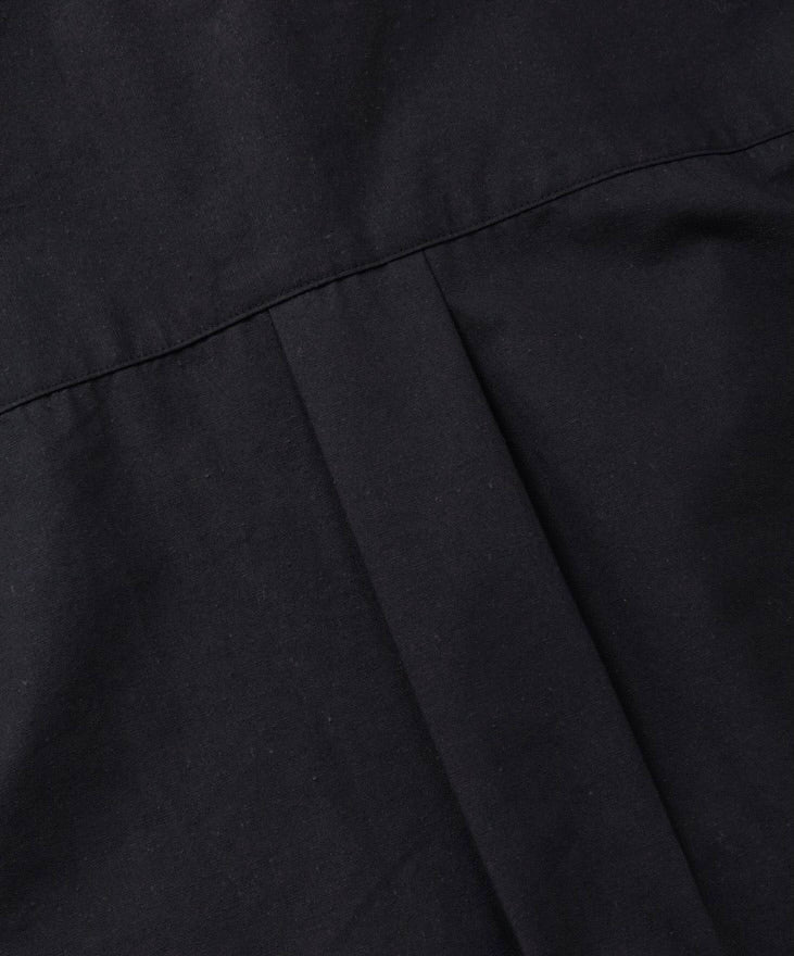 rehacer レアセル KUNG-FU Twill Box Shirt - BLACK -