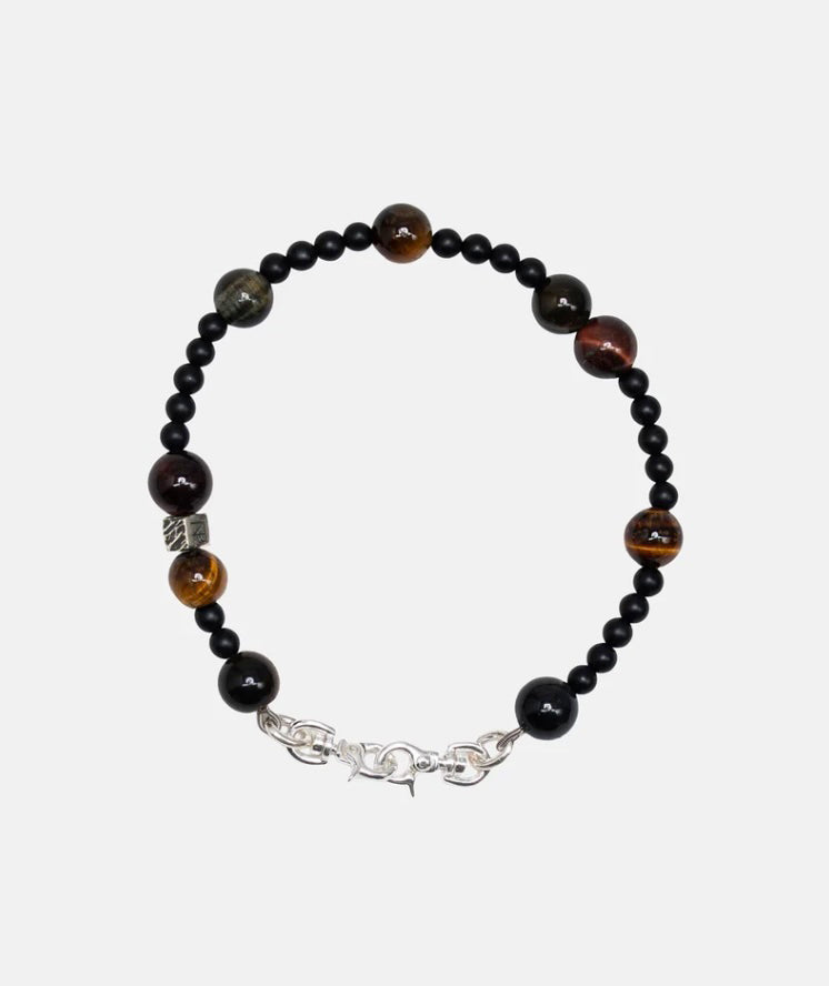 NarrativePlatoon ナラティヴプラトゥーン Macro Micro Tyger's eye & Onyx Bracelet