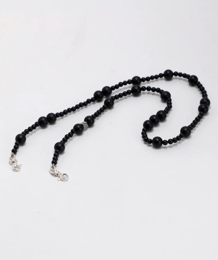 NarrativePlatoon ナラティヴプラトゥーン Macro Micro Onyx Necklace