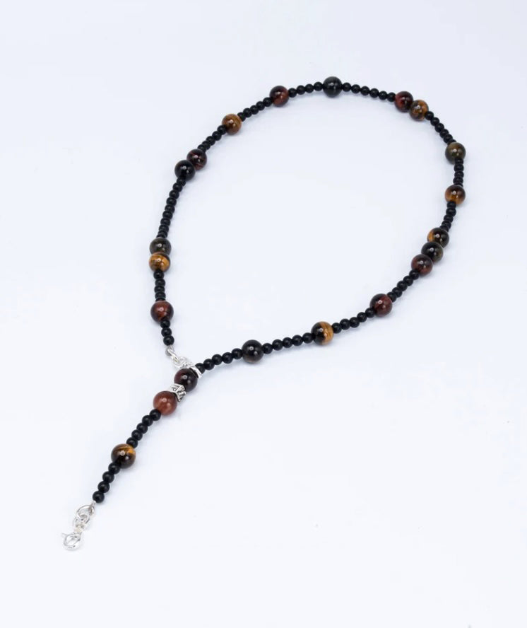NarrativePlatoon ナラティヴプラトゥーン Macro Micro Tiger's eye Onyx Necklace