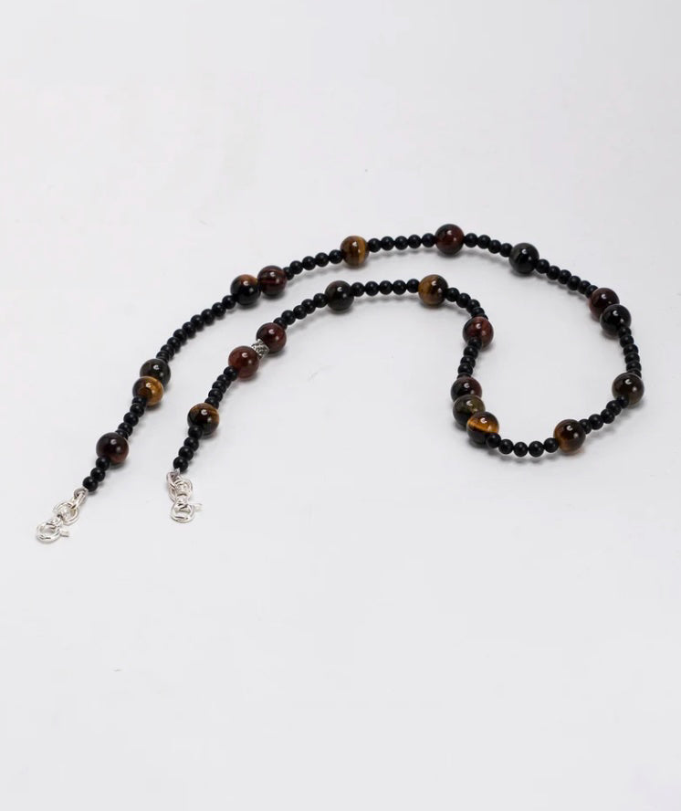 NarrativePlatoon ナラティヴプラトゥーン Macro Micro Tiger's eye Onyx Necklace