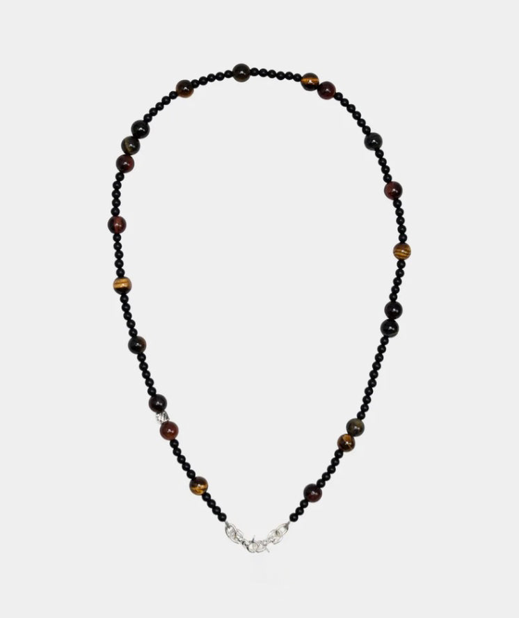 NarrativePlatoon ナラティヴプラトゥーン Macro Micro Tiger's eye Onyx Necklace