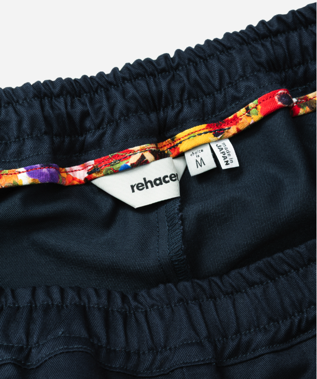 rehacer レアセル Solotex Pod Easy Pants - NAVY -