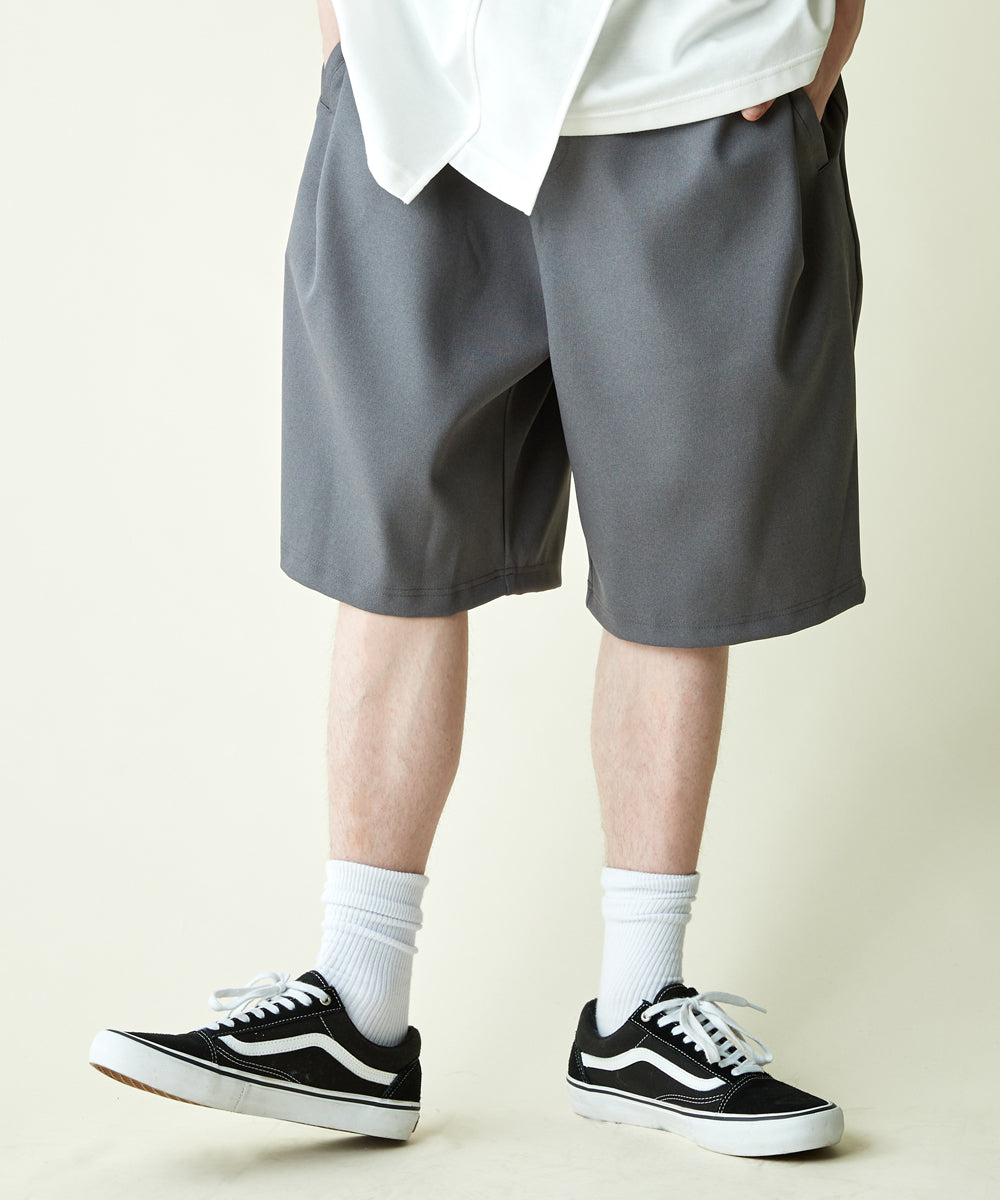 rehacer レアセル Solotex Button Tuck Short Pants
