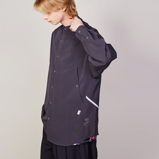 rehacer レアセル Tech Shirt Jacket - NAVY -