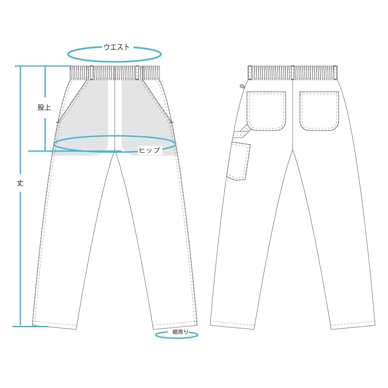 Cookman クックマン カーペンターズ Carpenter's Pants Corduroy - BLACK -