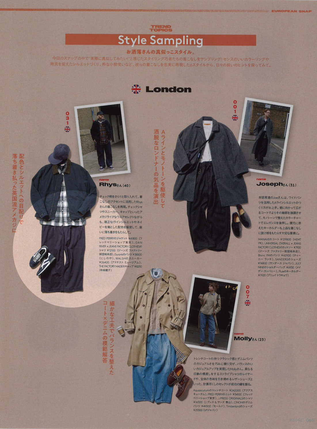 【雑誌 Mens FUDGE掲載】Walsh ウォルシュ TORNADO-T　NAVY/WHITE